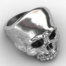 Heavy Metal Realistic Skull Ring - Heavy Metal Jewelry Clothing 