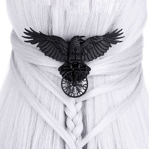 Black Raven Viking Nordic Necklace - Heavy Metal Accessories - Heavy Metal Jewelry Clothing 