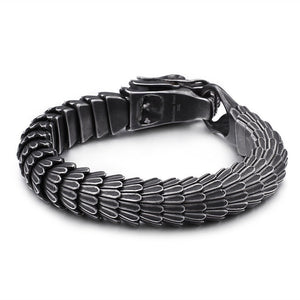 New Legendary Metal Dragon Bracelet - Heavy Metal Jewelry Clothing 