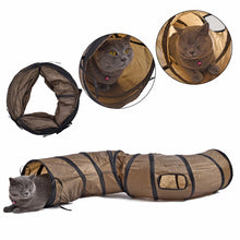 Fun Cat Tunnel Toy with 2 Windows - Endless Adventure! - Heavy Metal Jewelry Clothing 