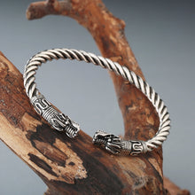 Jörmungandr Viking Sacred Arm Ring Metal Bracelet - Heavy Metal Jewelry Clothing 