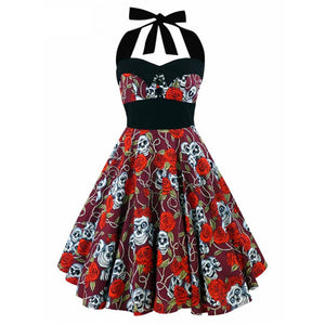 Beautiful Skulls, Roses and Butterflies Dress Metal / Punk / Gothic - Heavy Metal Jewelry Clothing 