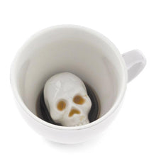 Metal Punk Gothic Skull at the Bottom of my Coffee Mug Prank Tankard! - Heavy Metal Jewelry Clothing 