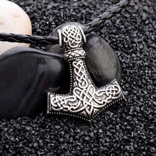 Epic Thor's Hammer Mjolnir Necklace Pendant - Heavy Metal Jewelry Clothing 