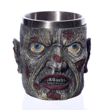 Metal Punk Gothic Zombie Drinking Mug Chalice - Heavy Metal Jewelry Clothing 